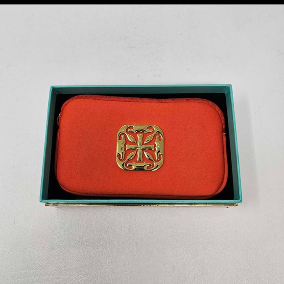 Rustic cuff persimmon wristlet - Picture 2 of 4